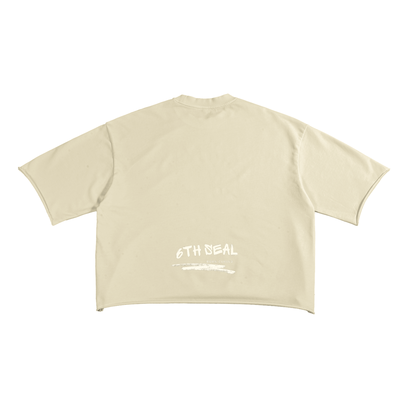 French Terry Raw Edge T-Shirt