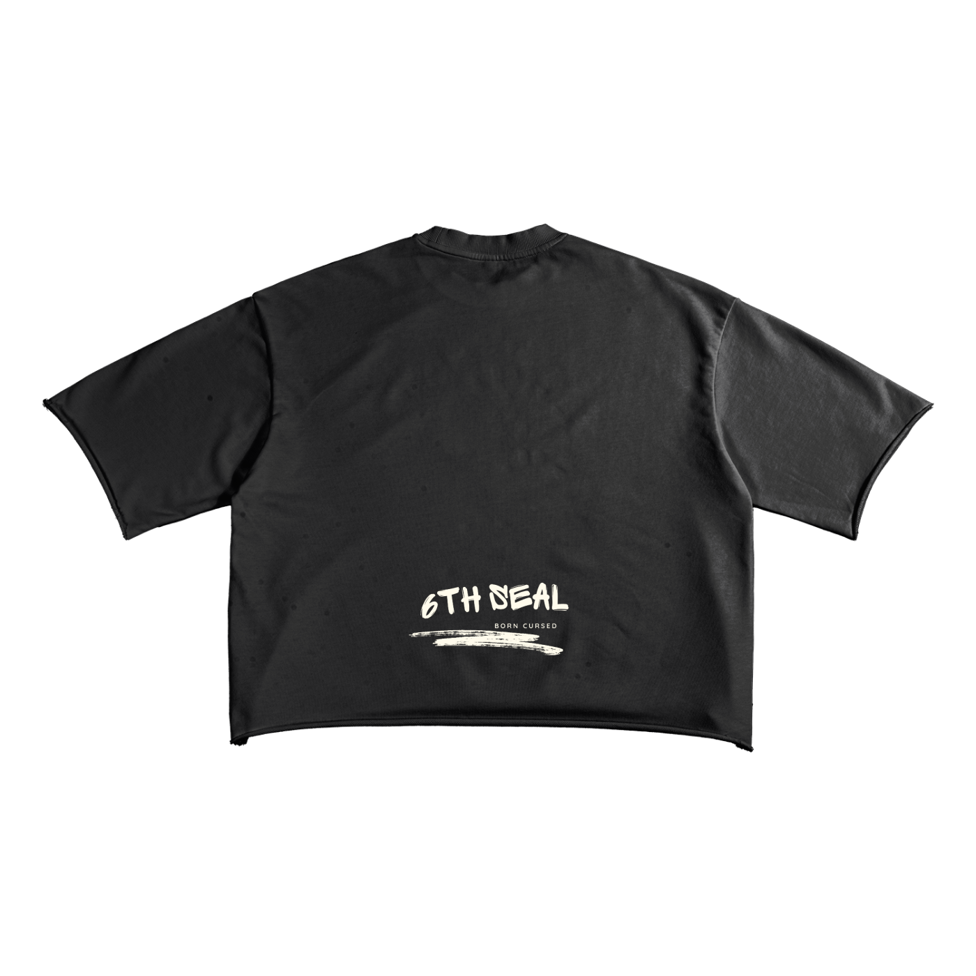 French Terry Raw Edge T-Shirt